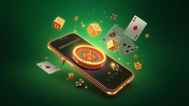 Baccarat table with banker and player hands revealed